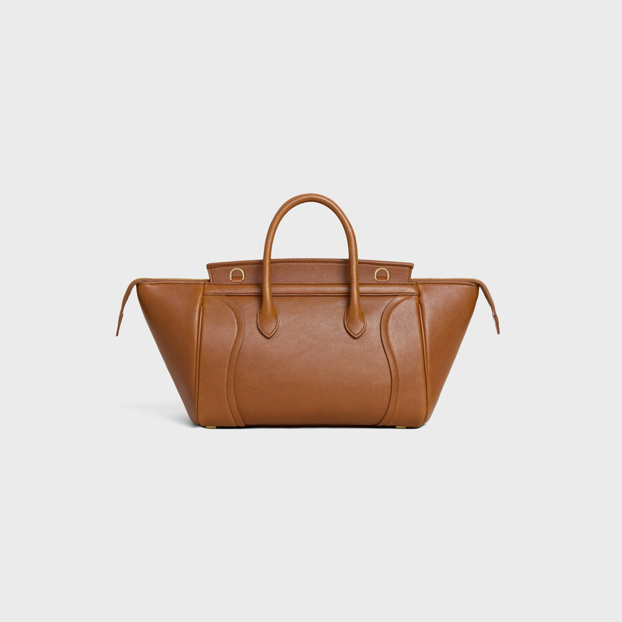 small new luggage in supple shiny lambskin