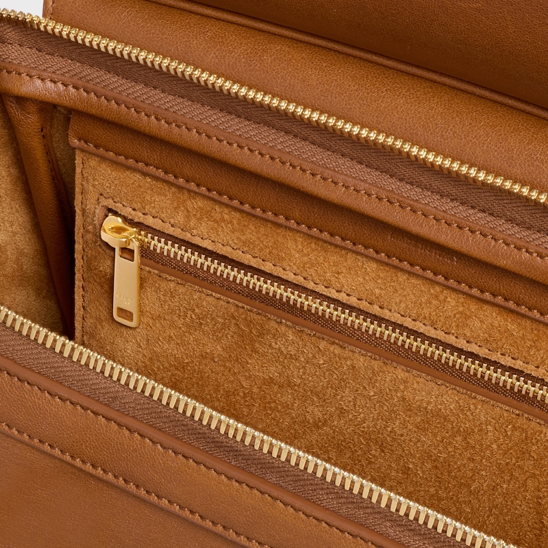 small new luggage in supple shiny lambskin