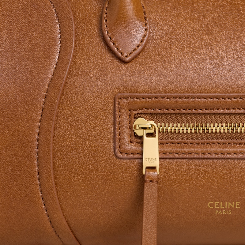 small new luggage in supple shiny lambskin