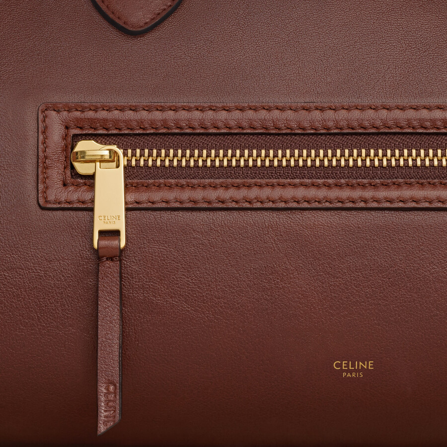 large new luggage in supple shiny lambskin