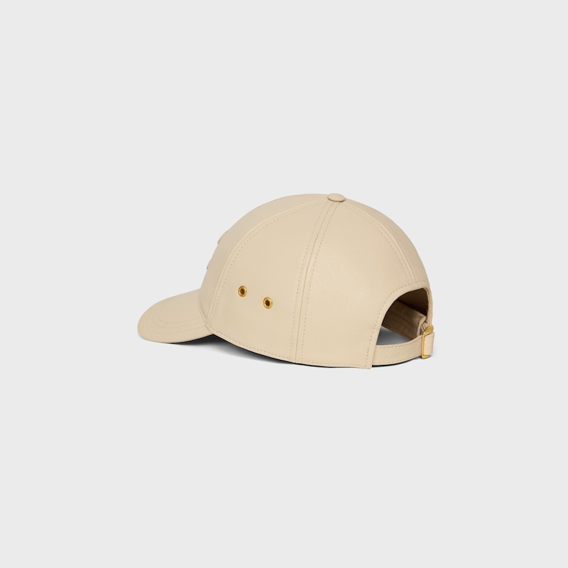triomphe baseball cap in calfskin