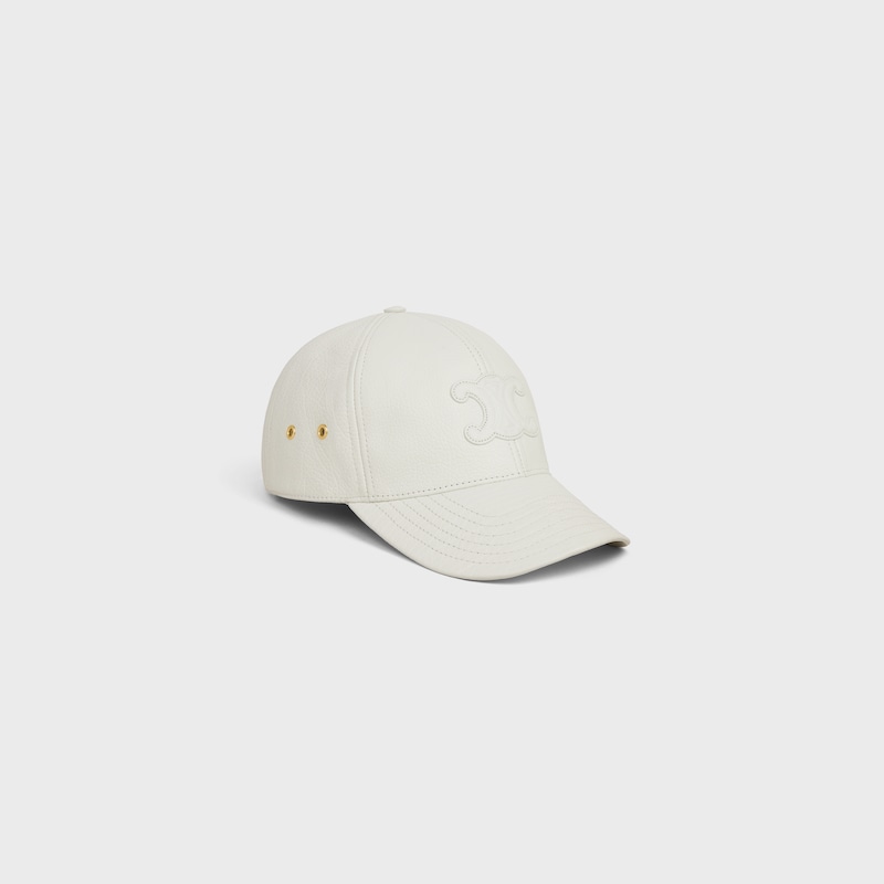 triomphe baseball cap in calfskin