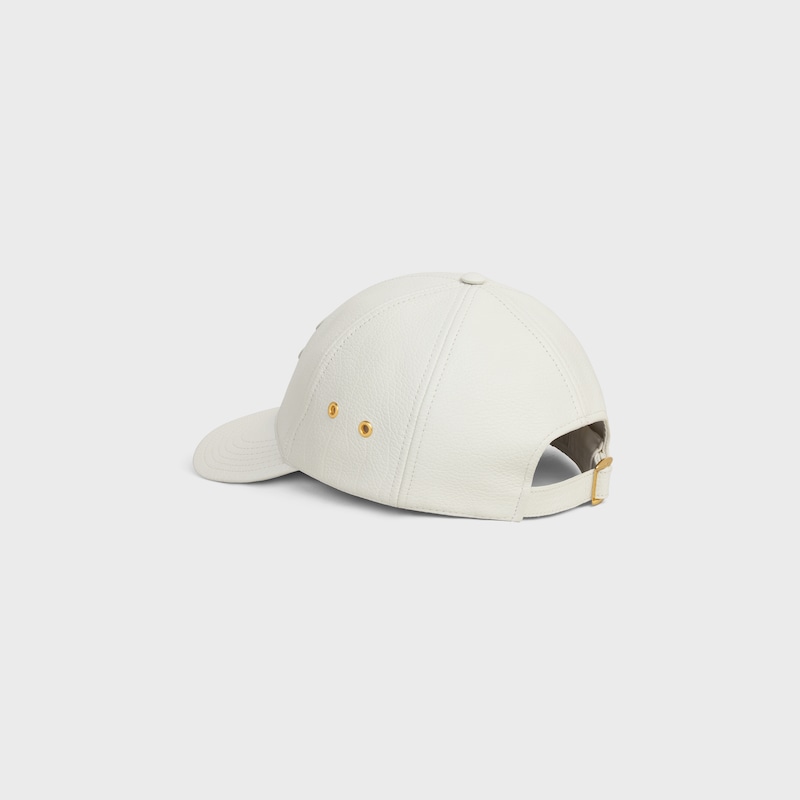 triomphe baseball cap in calfskin