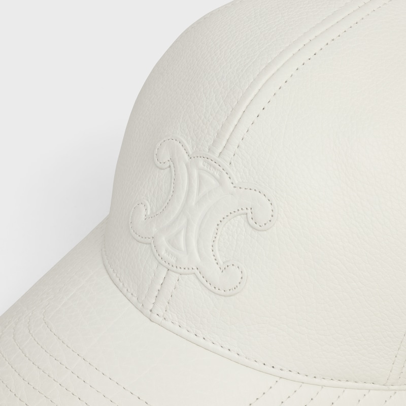 triomphe baseball cap in calfskin