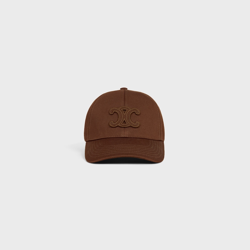 triomphe baseball cap in cotton gabardine