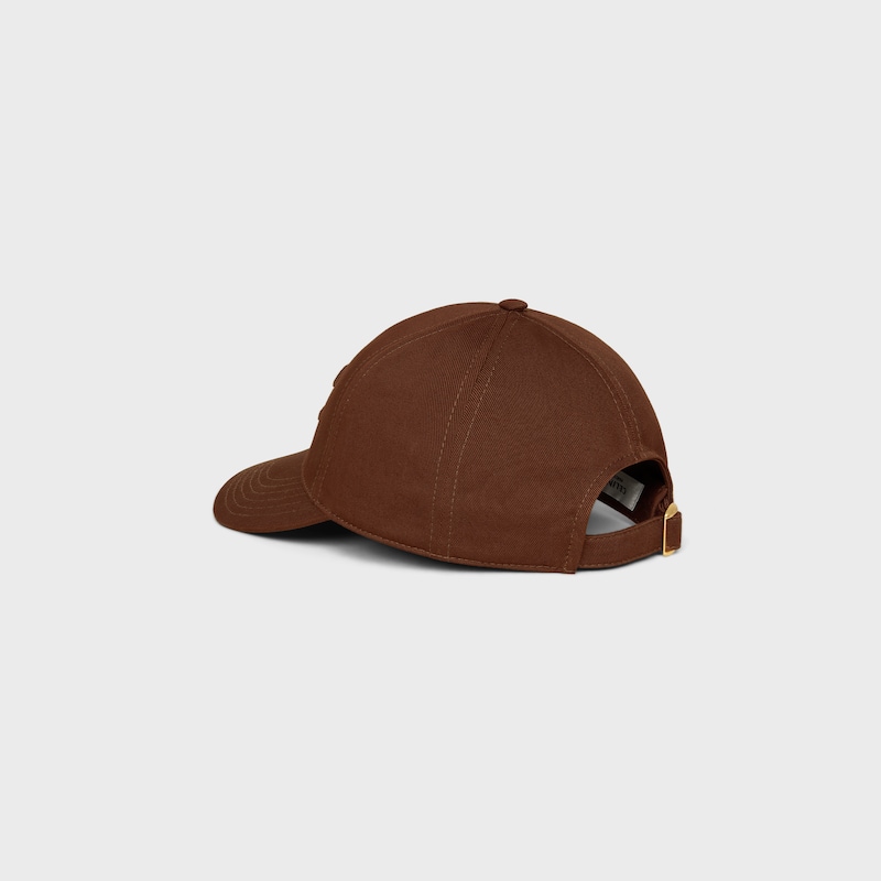 triomphe baseball cap in cotton gabardine
