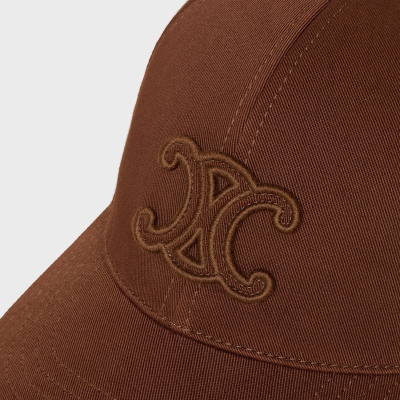 triomphe baseball cap in cotton gabardine
