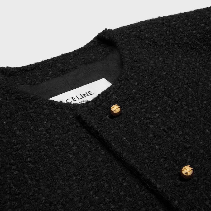 icone jacket in wool natteacute