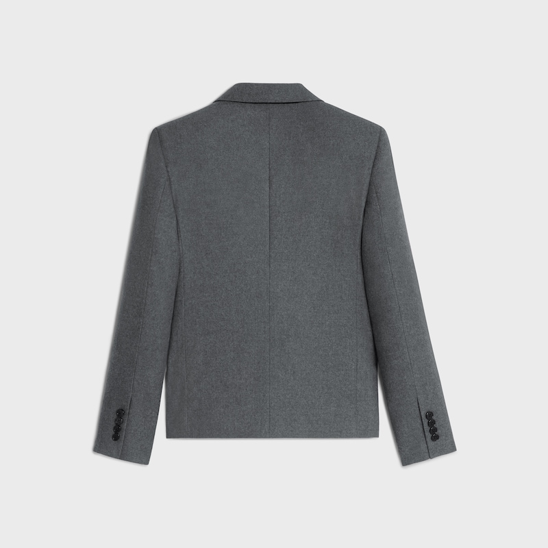 campbell jacket in flannel twill