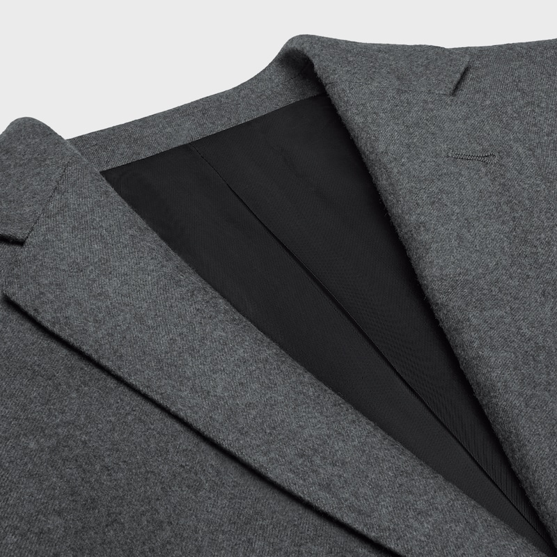 campbell jacket in flannel twill