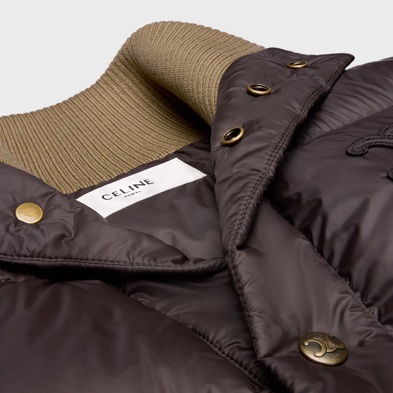 sleeveless puffer jacket in light nylon