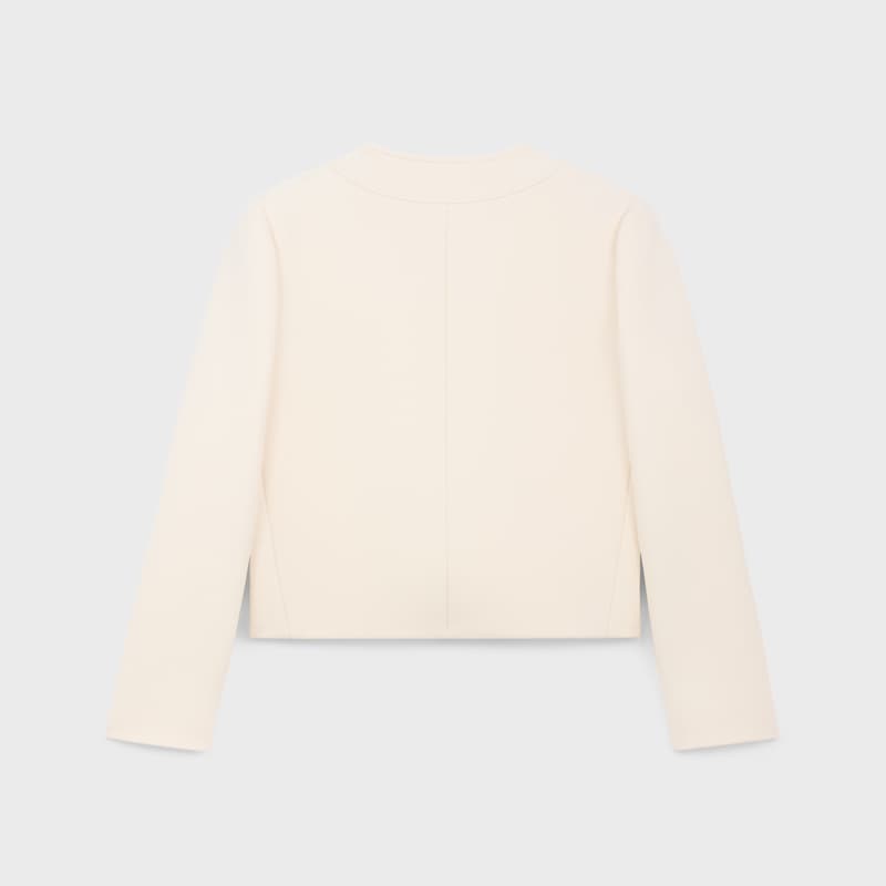brompton jacket in wool silk gabardine