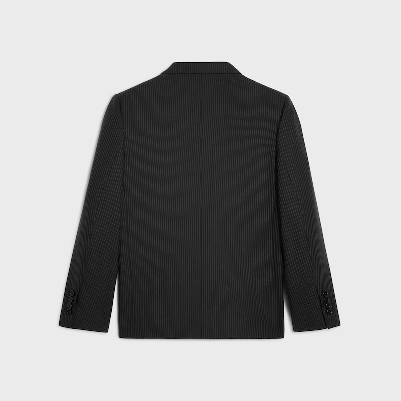 sorbonne jacket in striped wool