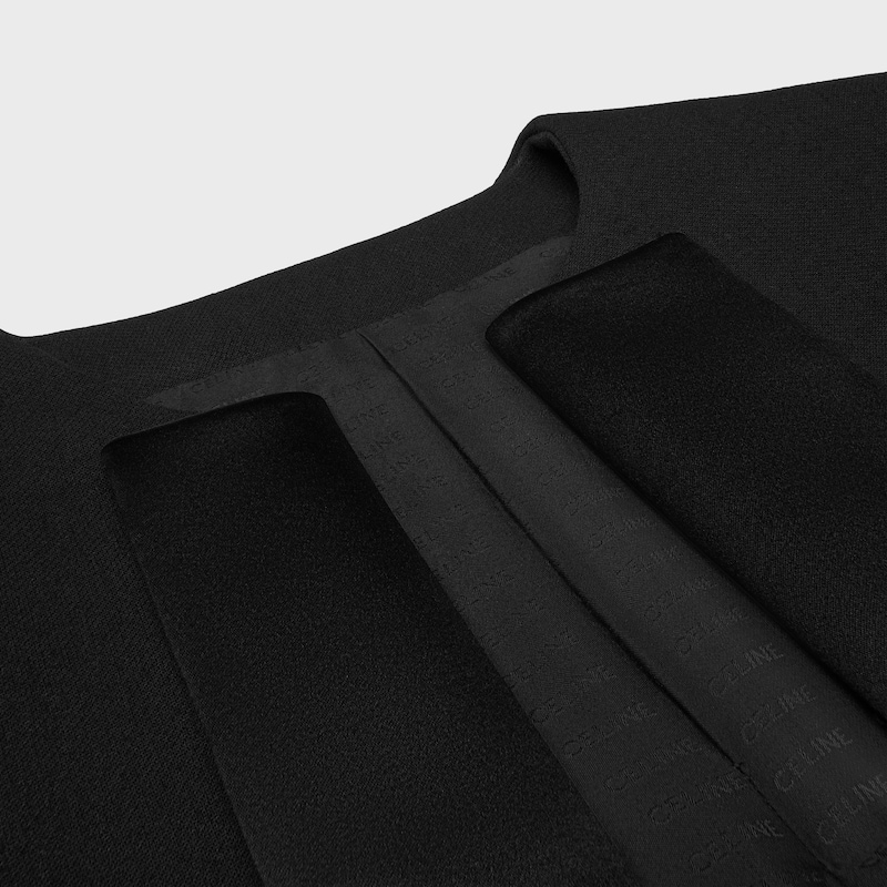 bolero jacket in double wool crepe