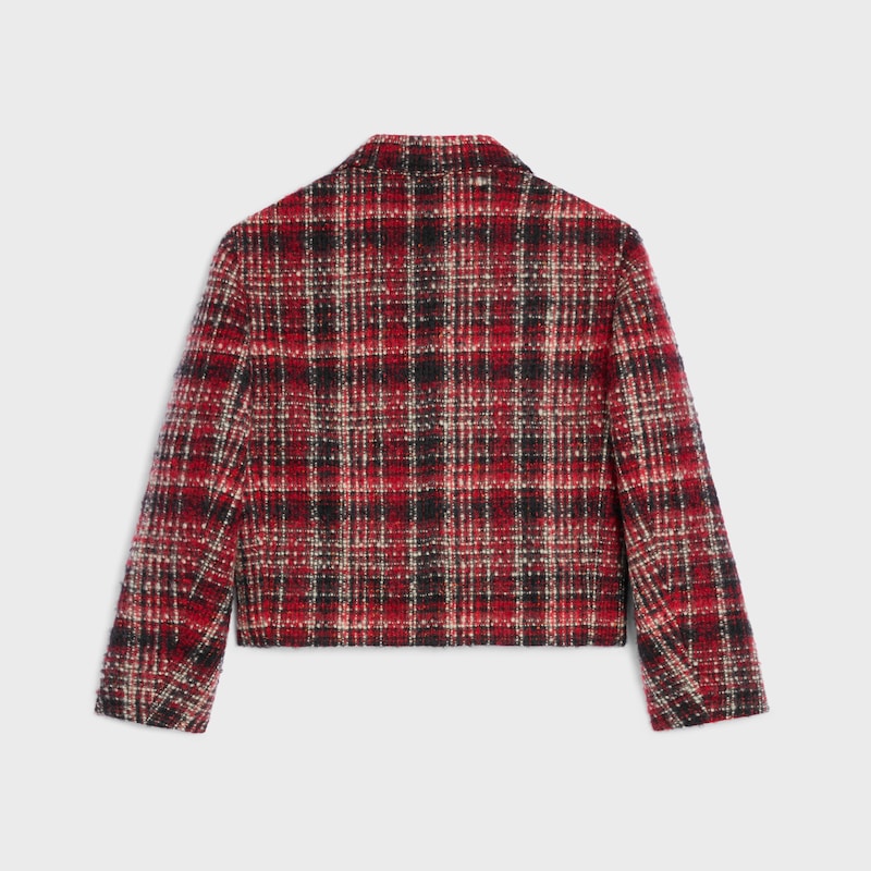 charlotte jacket in check wool natteacute