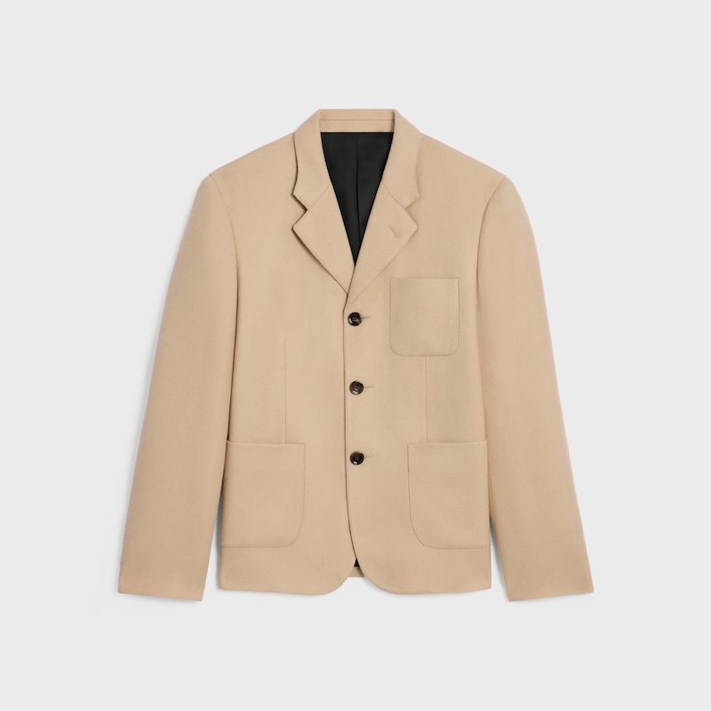tailored jacket in cashmere mohair natteacute
