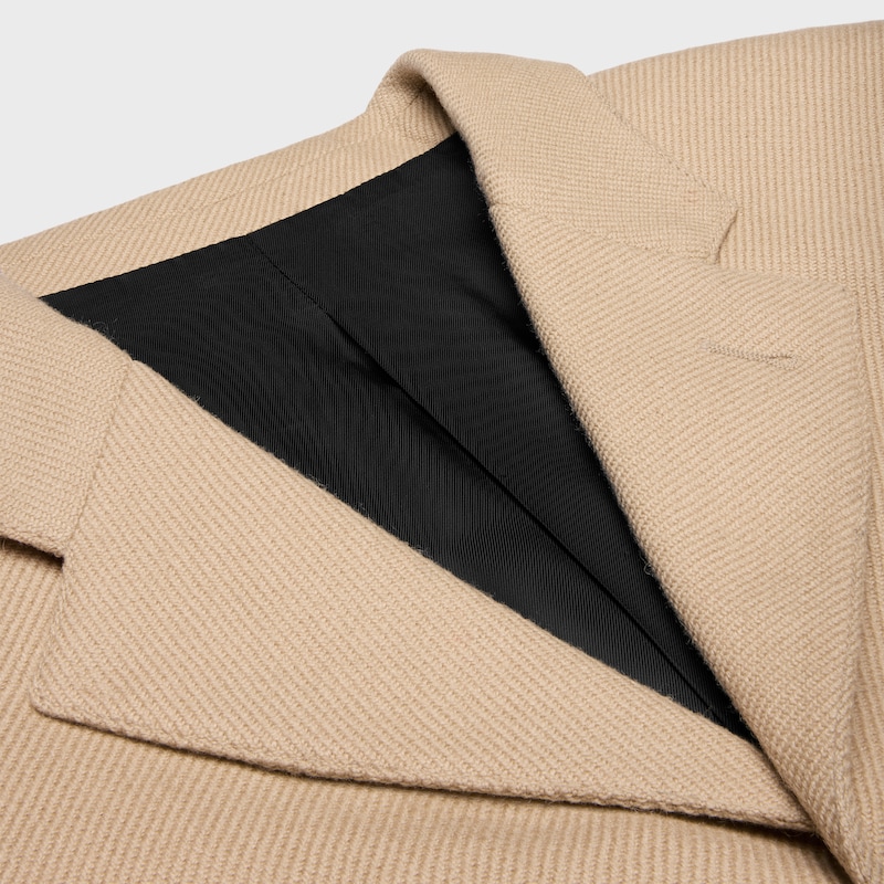 tailored jacket in cashmere mohair natteacute