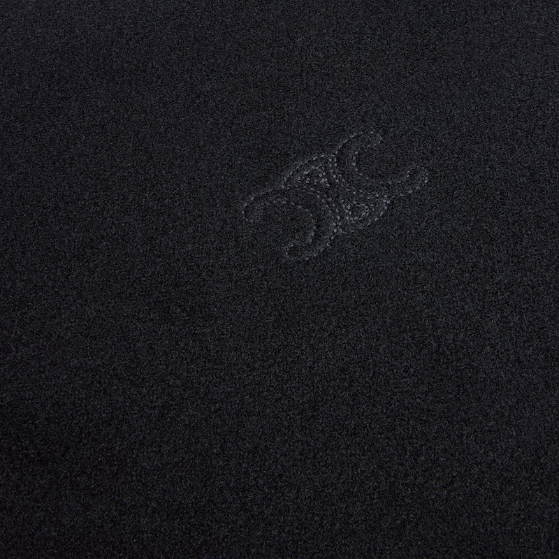 jacket in double-face wool cashmere