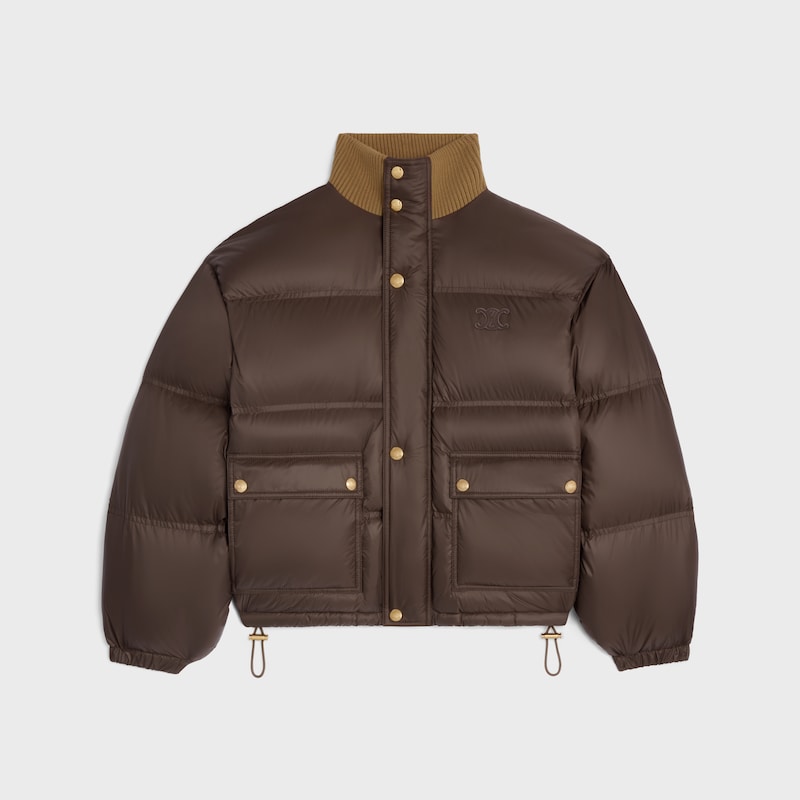 puffer jacket in light nylon