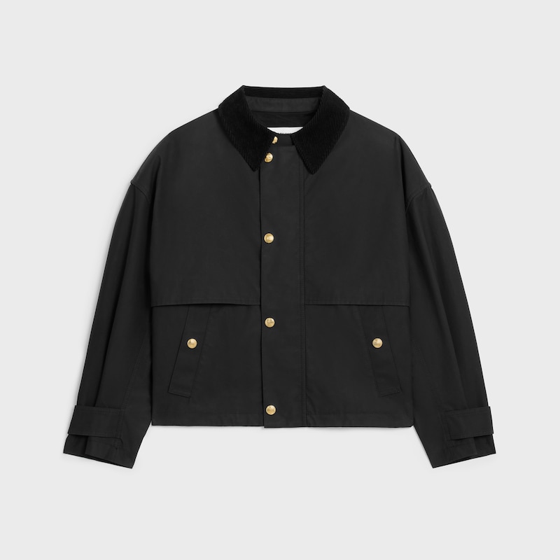 jacket in waxed cotton