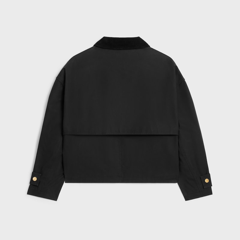 jacket in waxed cotton