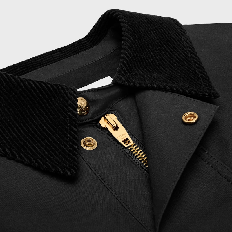 jacket in waxed cotton