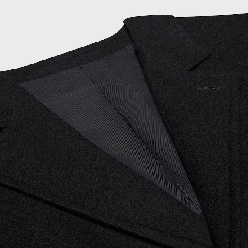 tailored jacket in cashmere flannel