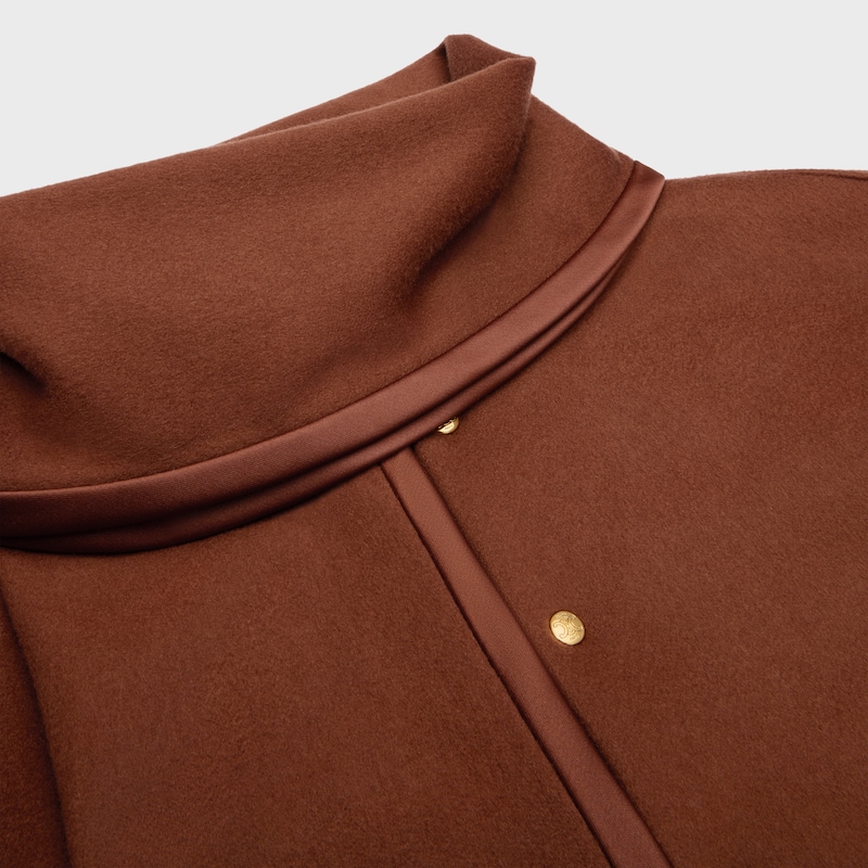 scarf jacket in wool cloth