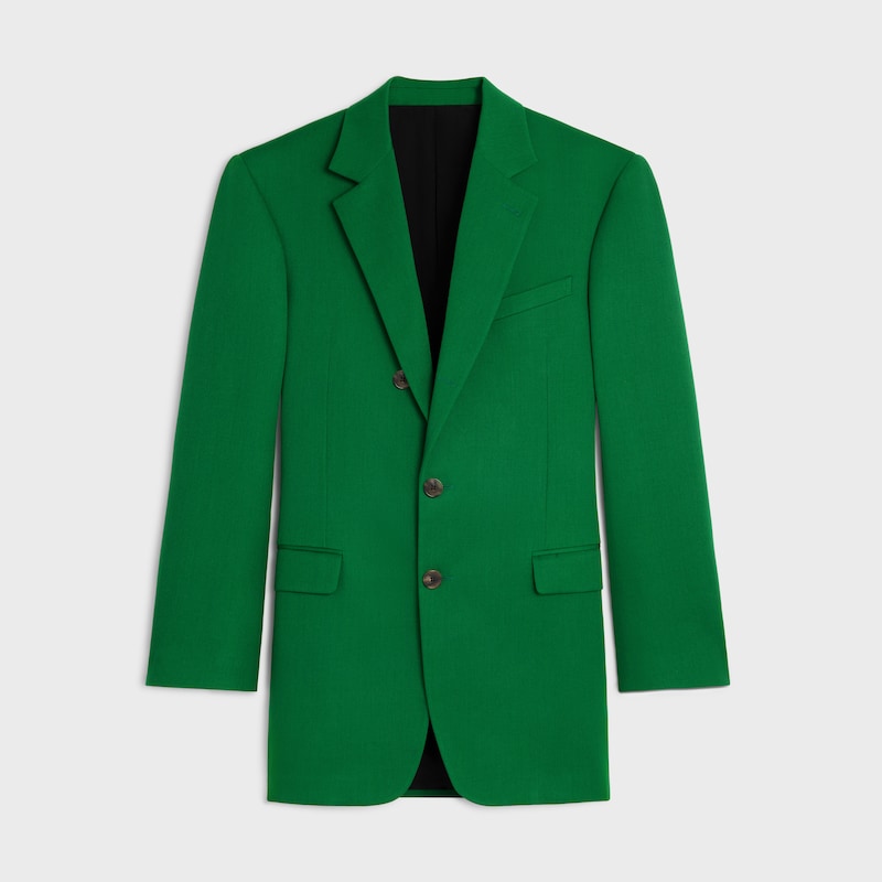 colonne jacket in diagonal wool