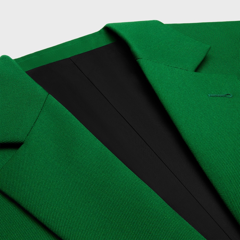 colonne jacket in diagonal wool