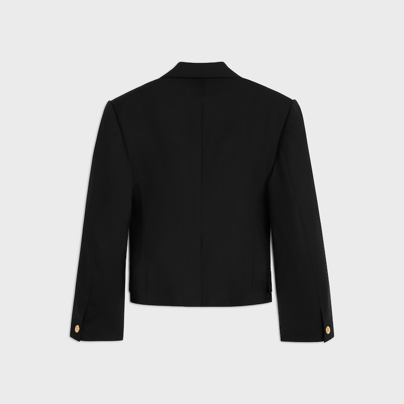 colonne blazer in wool gabardine