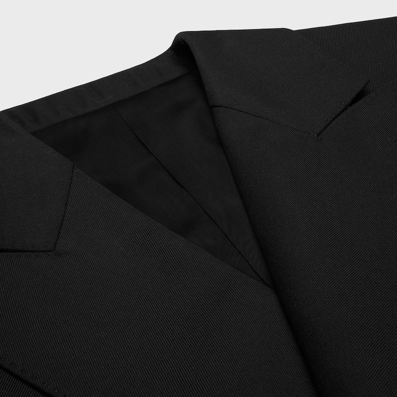 colonne blazer in wool gabardine
