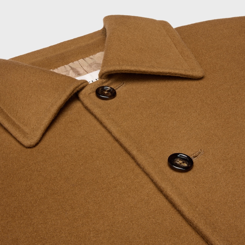 jacket in double-face wool cashmere
