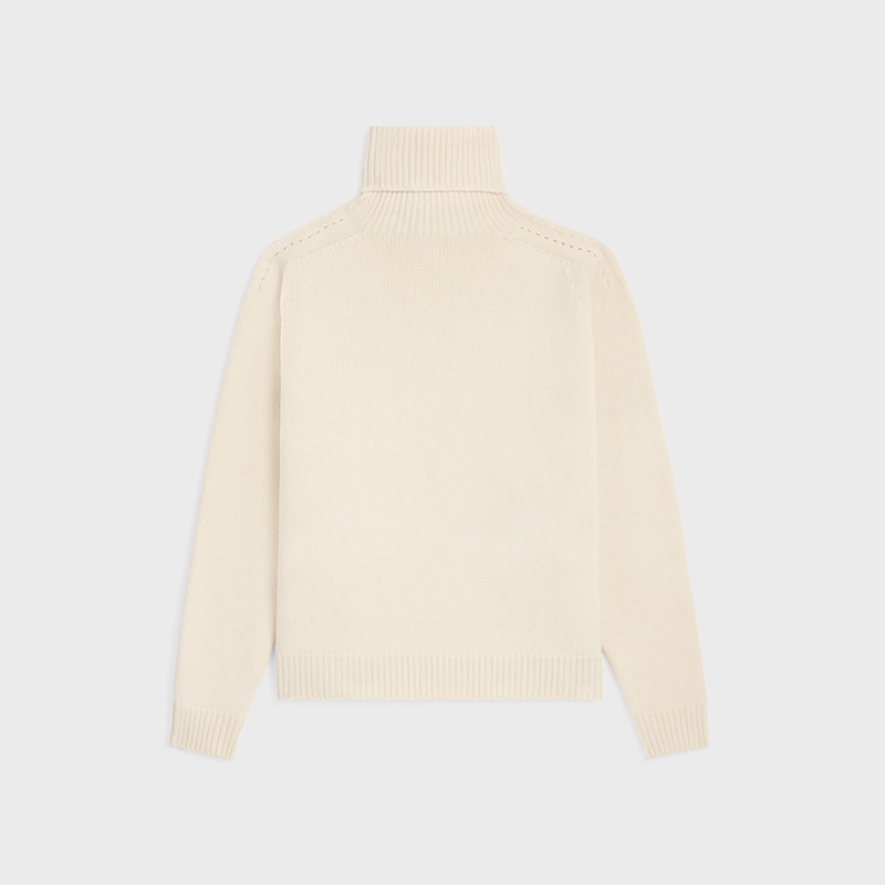 turtleneck sweater in seamless cashemire