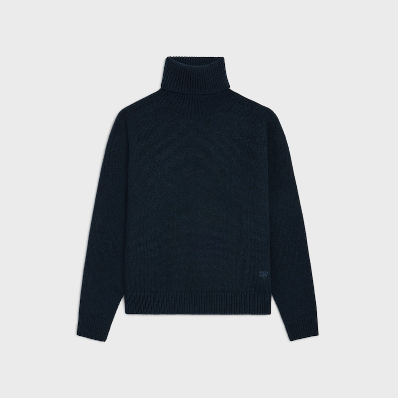 turtleneck sweater in seamless cashemire