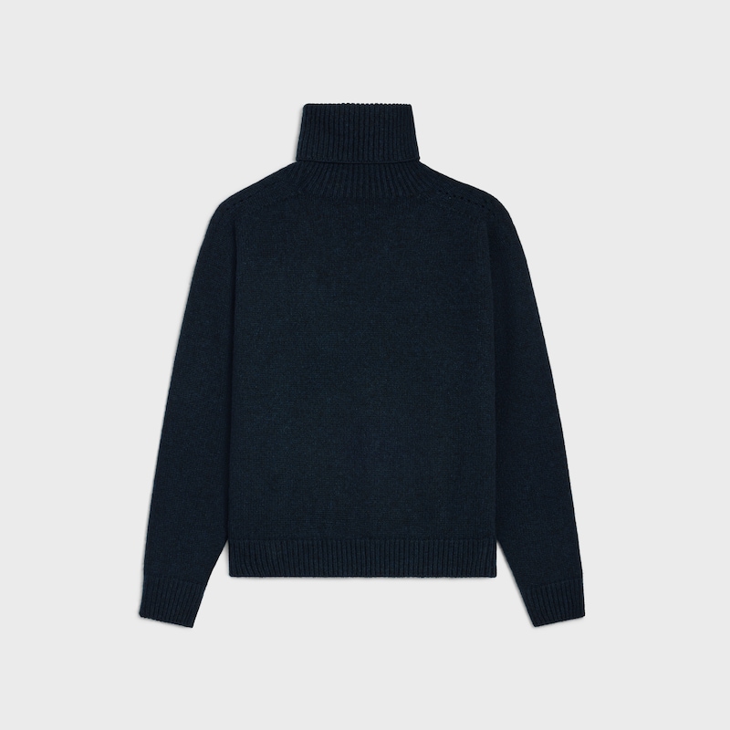 turtleneck sweater in seamless cashemire