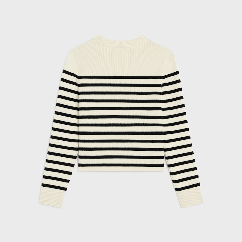 crew neck sweater in wool cashmere