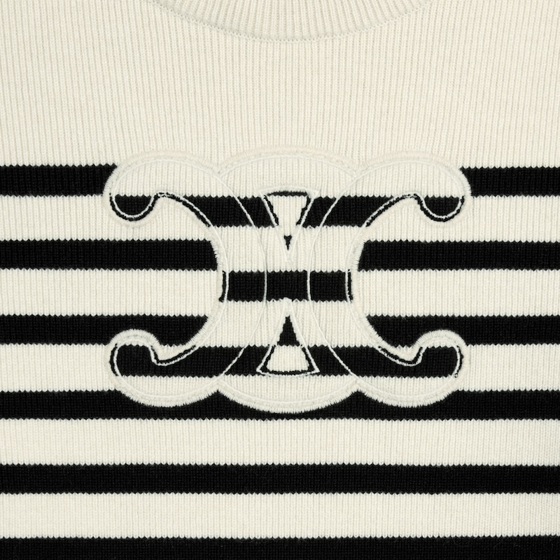 crew neck sweater in wool cashmere