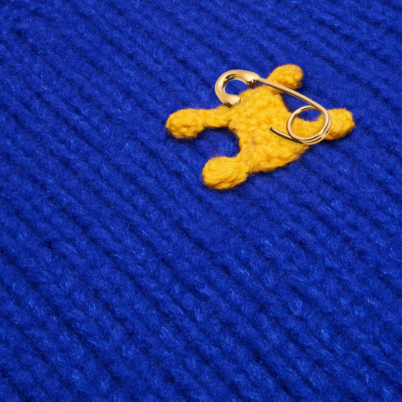 crewneck sweater in cashmere and silk