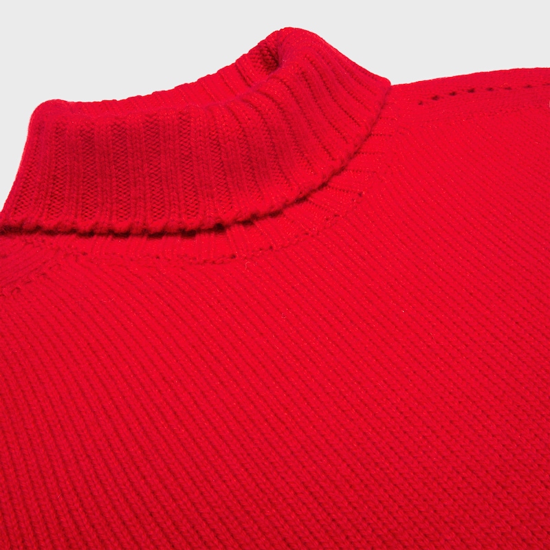 turtleneck sweater in seamless cashemire