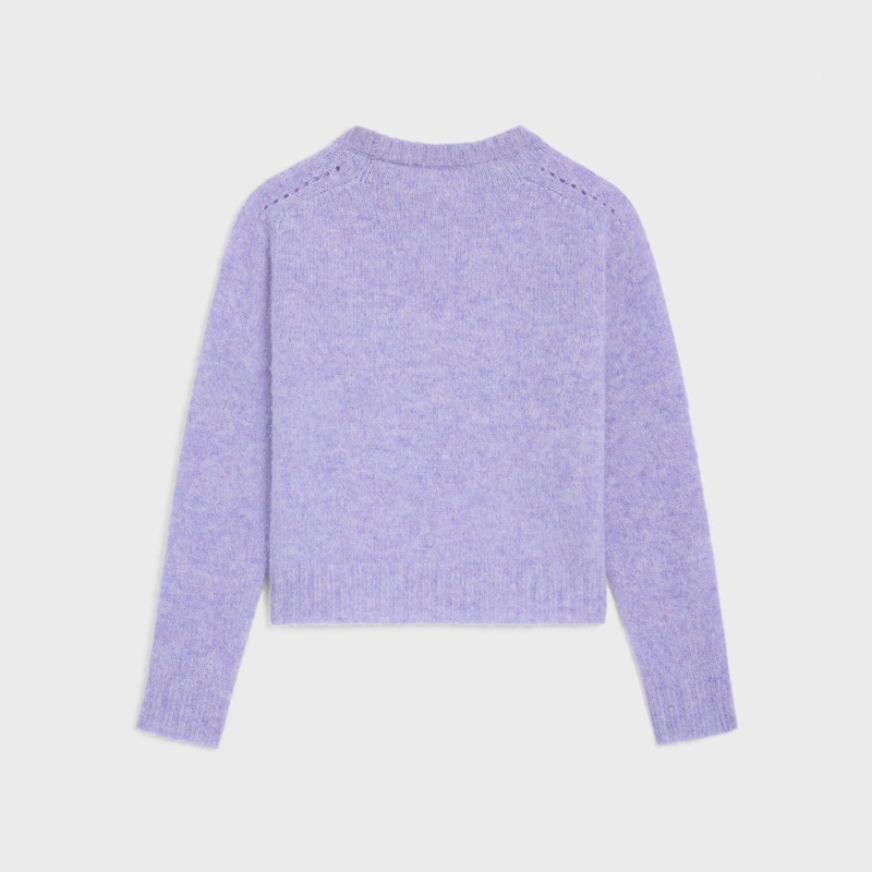 crewneck sweater in shetland wool