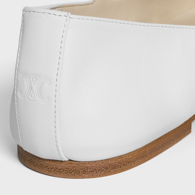 les ballerines celine double strap in lambskin
