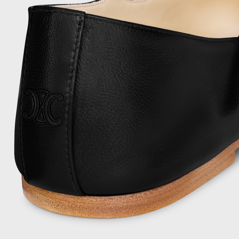 les ballerines celine double strap in lambskin
