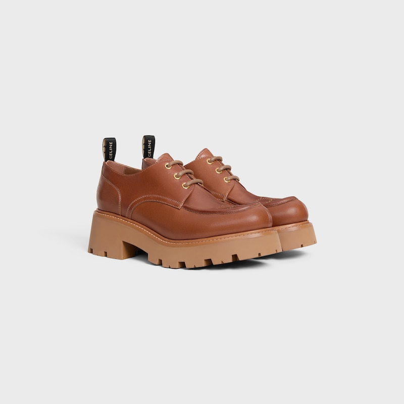 celine triomphe derbies in calfskin