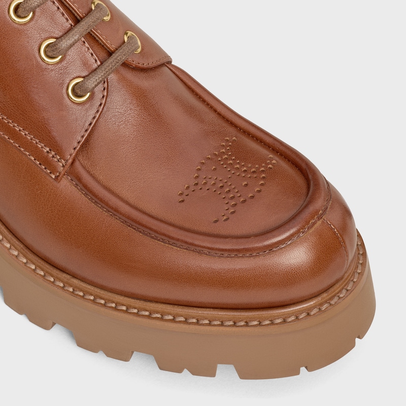 celine triomphe derbies in calfskin