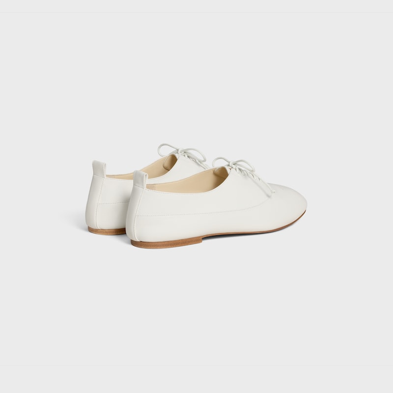 celine lise perforated triomphe richelieu in lambskin
