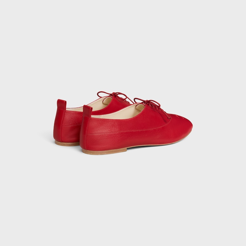 celine lise perforated triomphe richelieu in lambskin