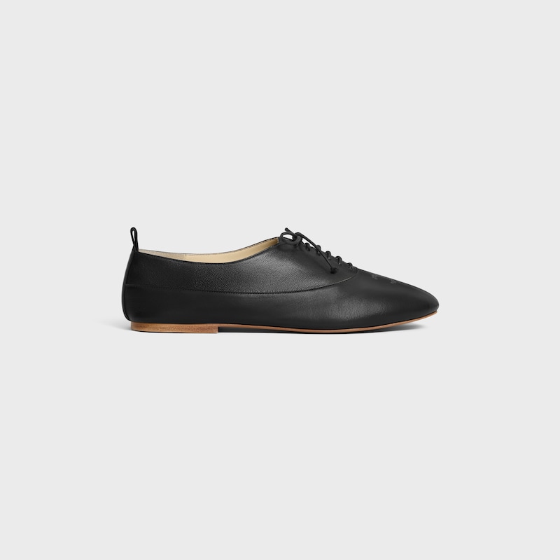 celine lise perforated triomphe richelieu in lambskin