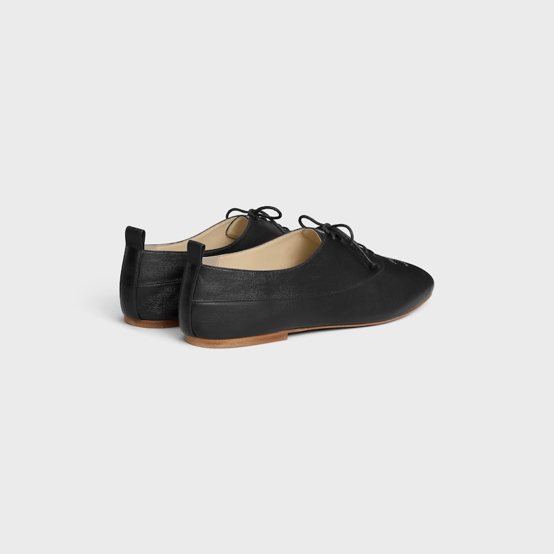 celine lise perforated triomphe richelieu in lambskin