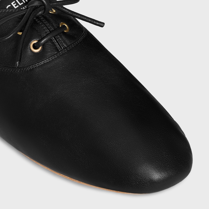 ballet - lace-up shoe in lambskin